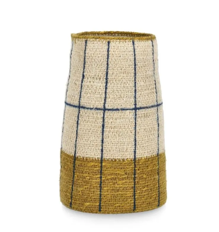 Ceste Decorative>Bizzotto P.VASO DECORATIVO GIANG NATUR SENAPE D11