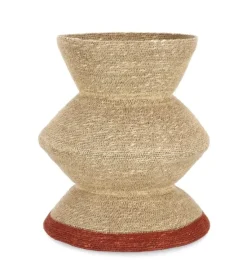 Ceste Decorative>Bizzotto P.VASO DECORATIVO LANH NATURAL RUSTY H43