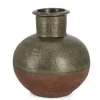 Vasi E Coprivasi>Bizzotto P.VASO KLAS TERRACOTTA VERDE H53