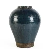 Vasi E Coprivasi>Bizzotto P.VASO RUNE TERRACOTTA BLU H28,5