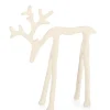 Oggettistica>Bizzotto RENNA CORNWALL STAND BIANCO H18,5