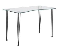 Scrivanie>Bizzotto SCRIVANIA 120X60 NERA - RONDO'