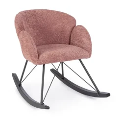 Poltrone E Chaise Longue>Bizzotto SEDIA A DONDOLO EFFETTO BOUCLE' CANYON - SIBILLA