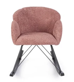 Poltrone E Chaise Longue>Bizzotto SEDIA A DONDOLO EFFETTO BOUCLE' CANYON - SIBILLA