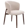 Sedie>Bizzotto SEDIA AMALIA NOCE/BEIGE