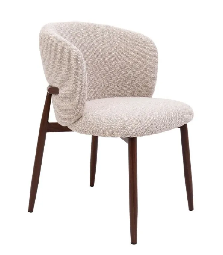 Sedie>Bizzotto SEDIA AMALIA NOCE/BEIGE