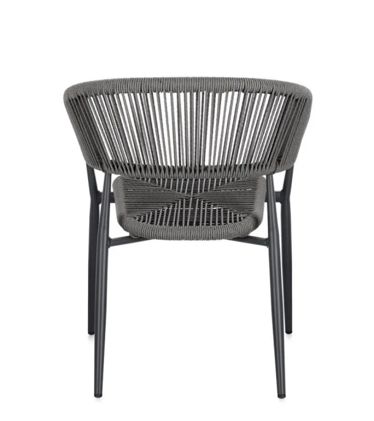Sedie>Bizzotto SEDIA C-BR ALGAIDA ANTRACITE/GRIGIO