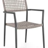 Sedie>Bizzotto SEDIA C-BR CALETA ANTRACITE/KHAKI