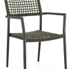 Sedie>Bizzotto SEDIA C-BR CALETA ANTRACITE/VERDE