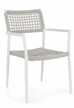 Sedie>Bizzotto SEDIA C-BR CALETA BIANCO