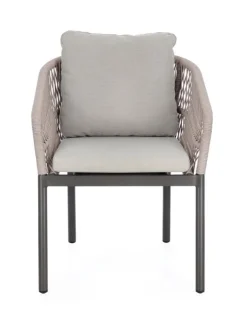 Sedie>Bizzotto SEDIA C-BR C-C GALDANA ANTRACITE/KHAKI