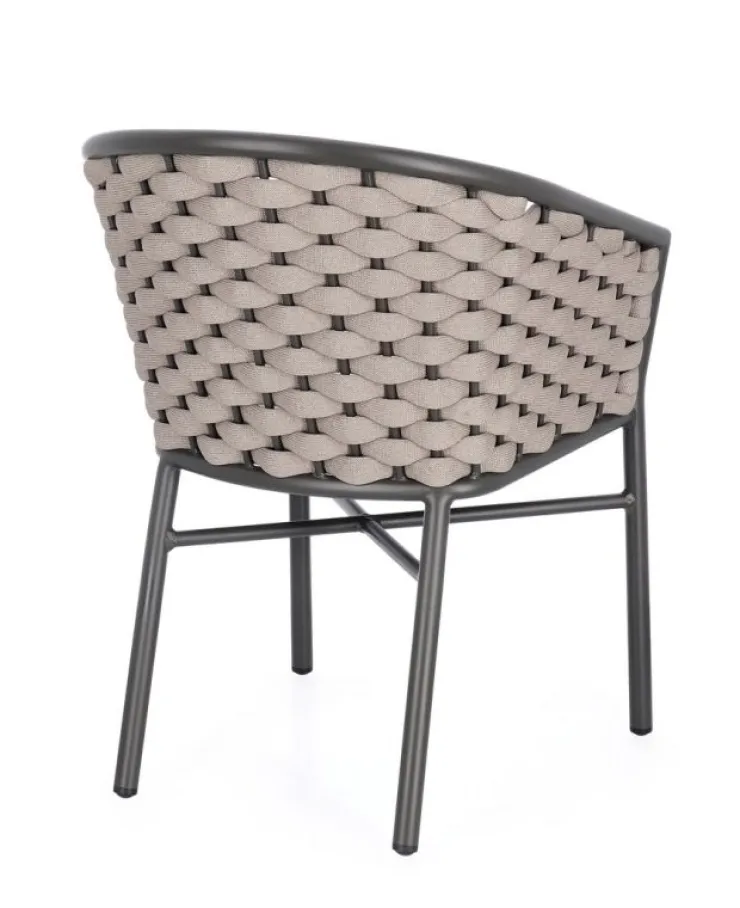 Sedie>Bizzotto SEDIA C-BR C-C MARGALIDA ANTRACITE/KHAKI