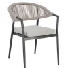 Sedie>Bizzotto SEDIA C-BR C-C MILLOR ANTRACITE/KHAKI