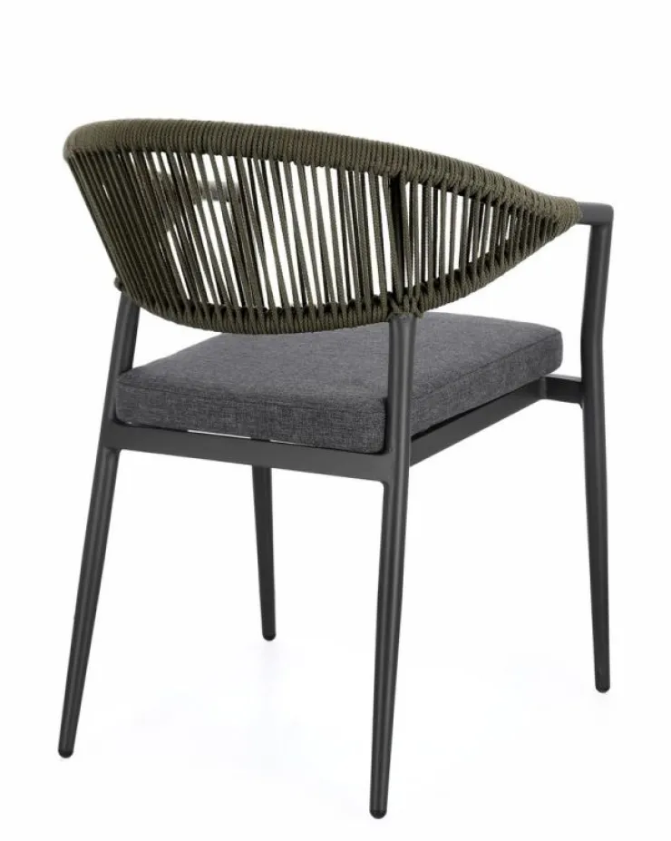 Sedie>Bizzotto SEDIA C-BR C-C MILLOR ANTRACITE/VERDE