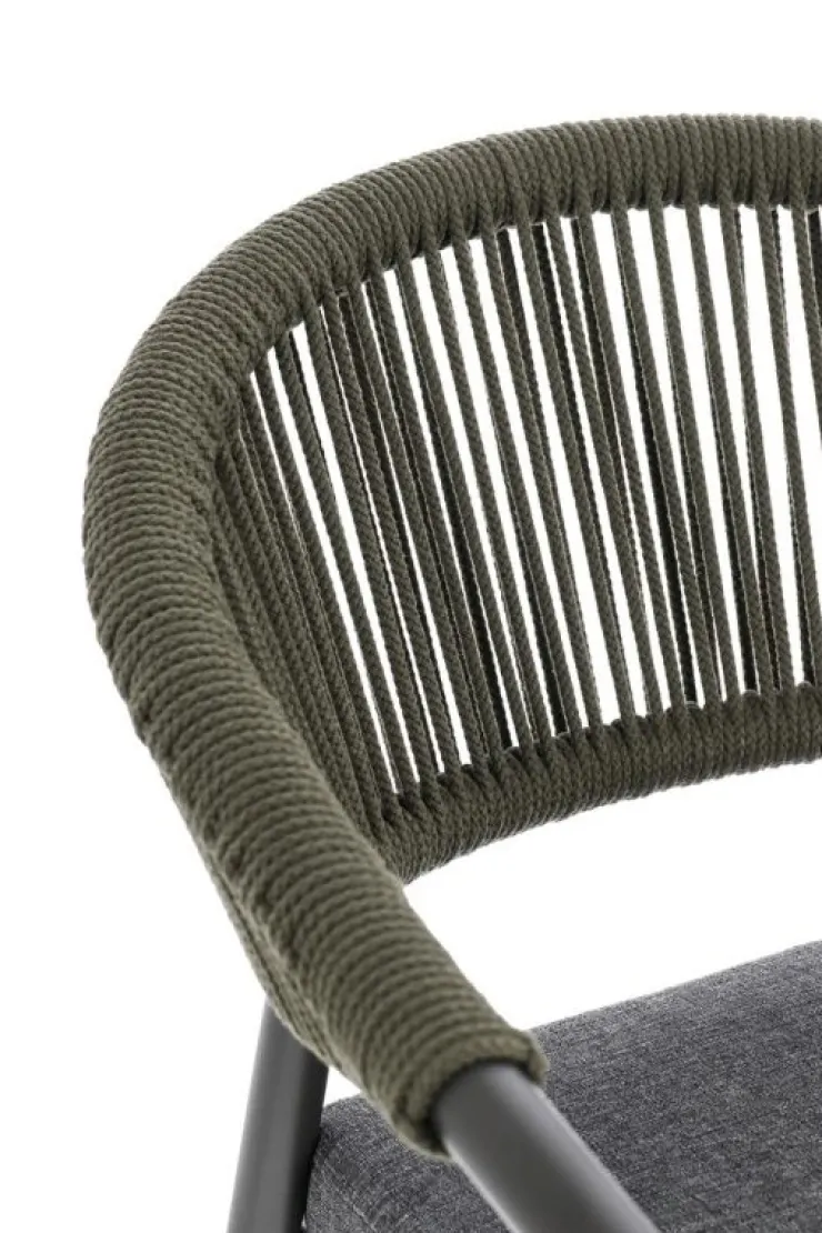 Sedie>Bizzotto SEDIA C-BR C-C MILLOR ANTRACITE/VERDE