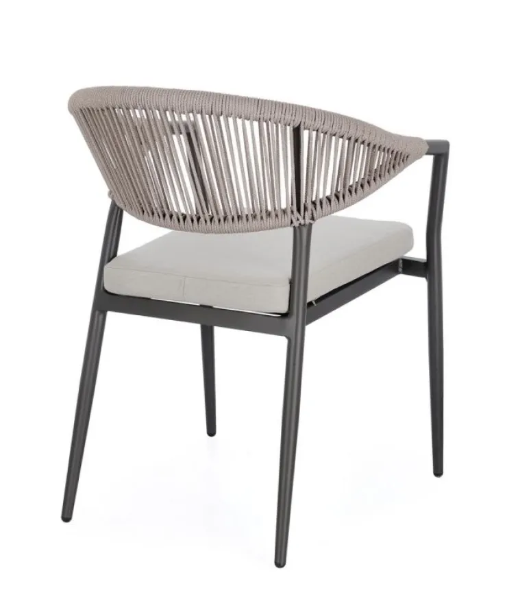 Sedie>Bizzotto SEDIA C-BR C-C MILLOR ANTRACITE/KHAKI