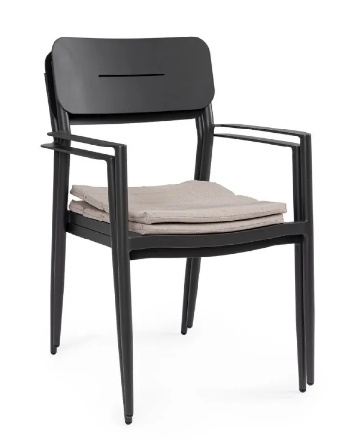 Sedie>Bizzotto SEDIA C-BR C-C NEBULA ANTRACITE YK13