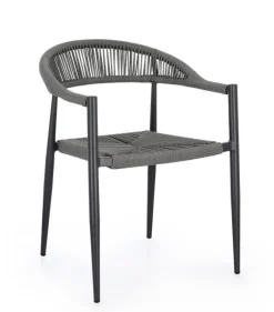 Sedie>Bizzotto SEDIA C-BR JANDIA ANTRACITE/GRIGIO
