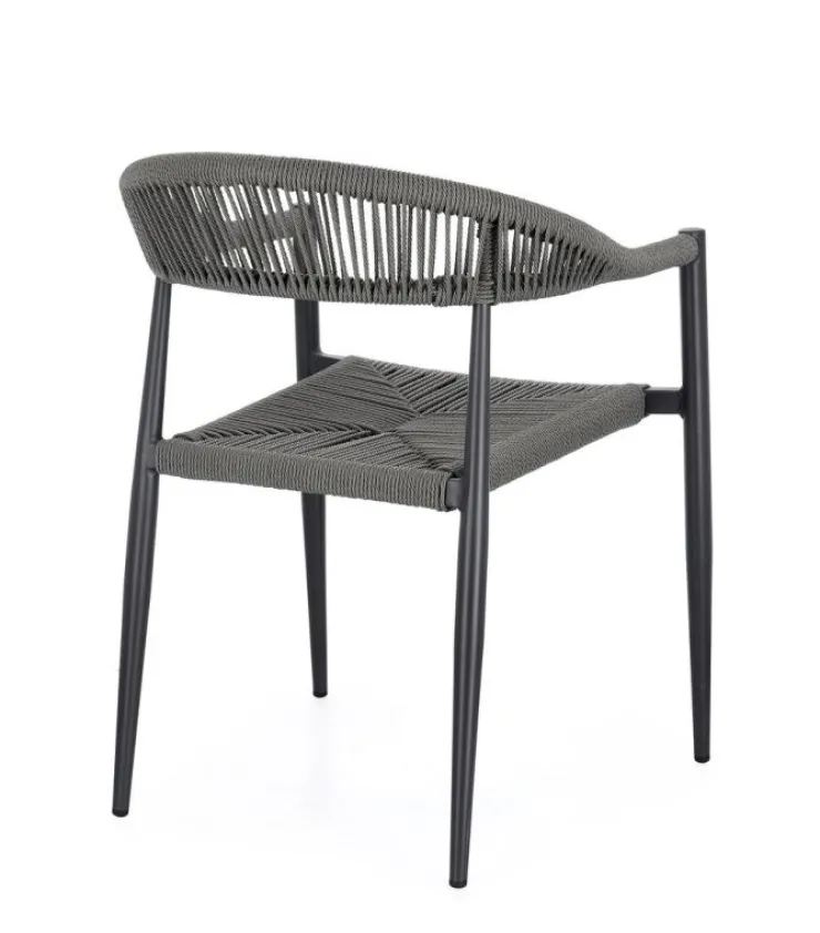 Sedie>Bizzotto SEDIA C-BR JANDIA ANTRACITE/GRIGIO