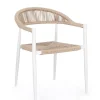 Sedie>Bizzotto SEDIA C-BR JANDIA BIANCO/BEIGE