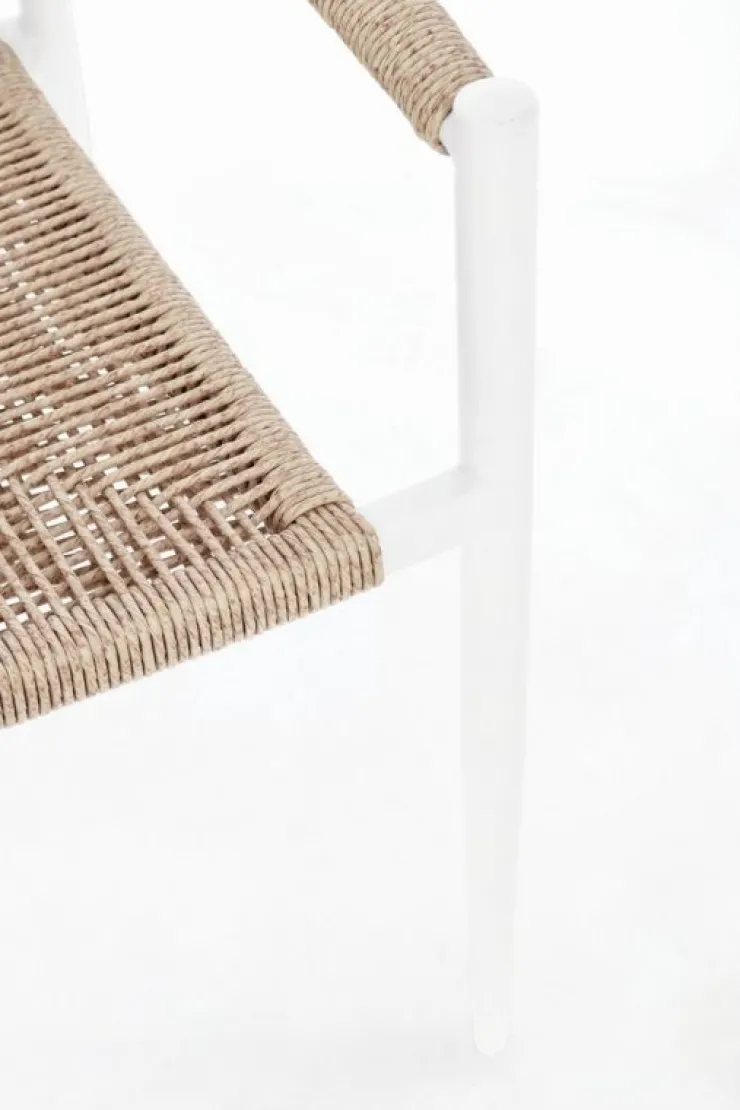 Sedie>Bizzotto SEDIA C-BR JANDIA BIANCO/BEIGE