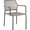 Sedie>Bizzotto SEDIA C-BR RAJADA ANTRACITE/KHAKI
