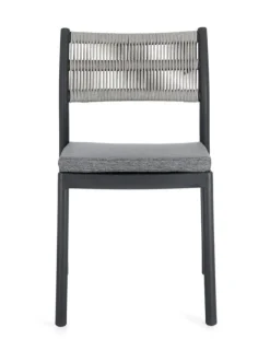Sedie>Bizzotto SEDIA C-C ALVIN ANTRACITE/GRIGIO CHIARO