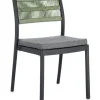 Sedie>Bizzotto SEDIA C-C ALVIN ANTRACITE/VERDE