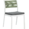 Sedie>Bizzotto SEDIA C-C ALVIN BIANCO/VERDE