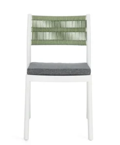 Sedie>Bizzotto SEDIA C-C ALVIN BIANCO/VERDE