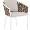 Sedie>Bizzotto SEDIA CON CUSCINO BIANCO YK11 - MARIBELA