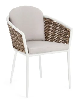 Sedie>Bizzotto SEDIA CON CUSCINO BIANCO YK11 - MARIBELA