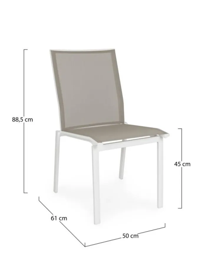 Sedie>Bizzotto SEDIA CRUISE BIANCO GK50