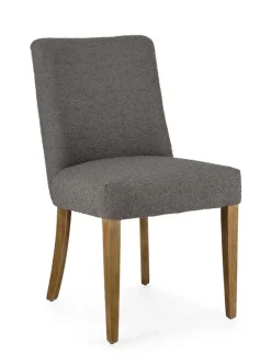 Sedie>Bizzotto SEDIA EFFETTO BOUCLE' GRIGIO - BEATRIZ