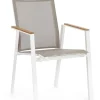 Sedie>Bizzotto SEDIA IN ALLUMINIO BIANCO GK50 - CAMERON
