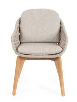 Sedie>Bizzotto SEDIA IN CORDA BEIGE - TAMIRES