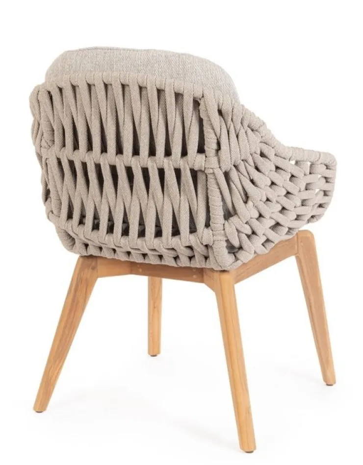 Sedie>Bizzotto SEDIA IN CORDA BEIGE - TAMIRES