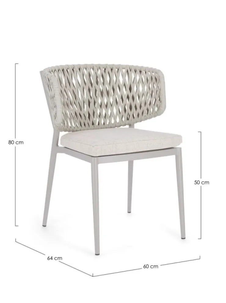 Sedie>Bizzotto SEDIA IN CORDA MOON WG24 - NOELIA
