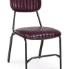 Sedie>Bizzotto SEDIA IN ECOPELLE BORDEAUX - DEBBIE