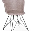 Sedie>Bizzotto SEDIA IN ECOPELLE NERA - LOFT