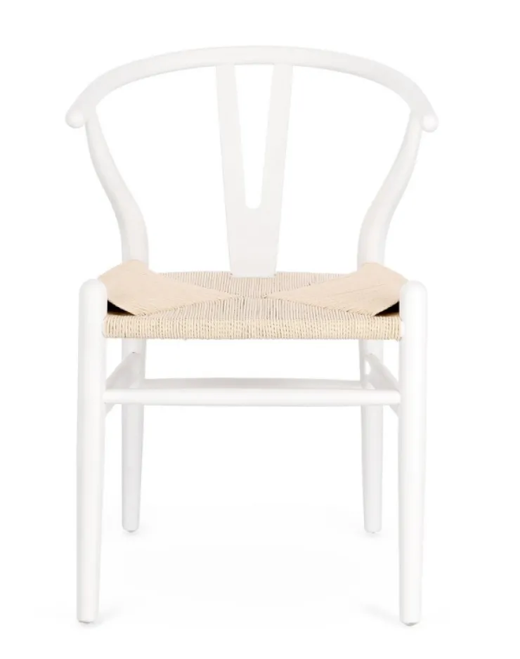 Sedie>Bizzotto SEDIA IN LEGNO BIANCO - ARTAS