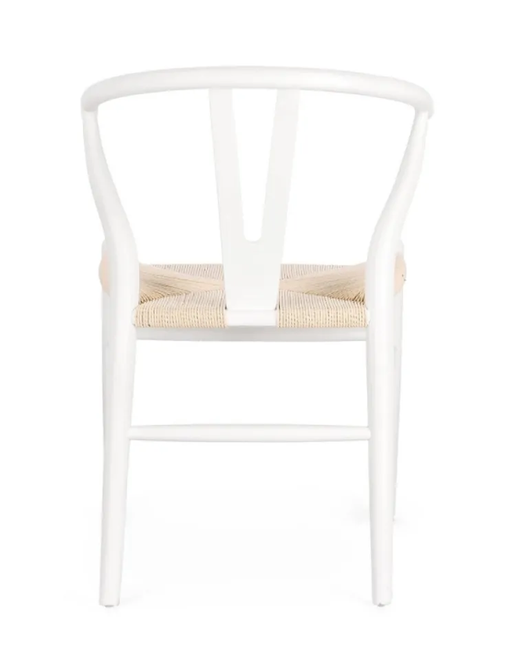 Sedie>Bizzotto SEDIA IN LEGNO BIANCO - ARTAS