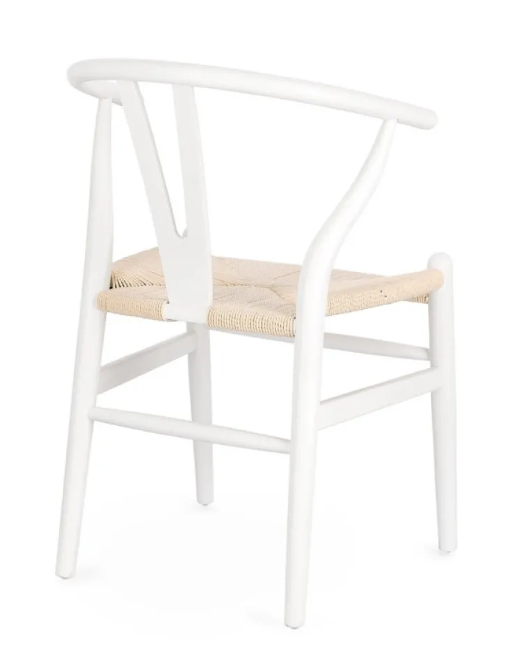 Sedie>Bizzotto SEDIA IN LEGNO BIANCO - ARTAS