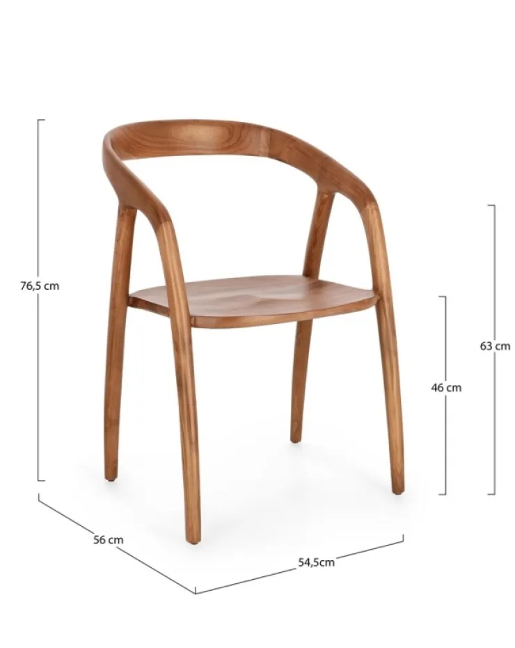 Sedie>Bizzotto SEDIA IN LEGNO NATURALE - DOTTY