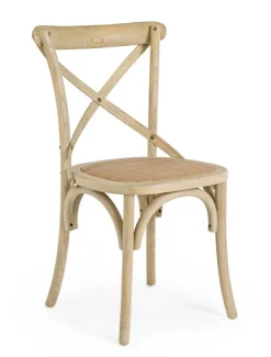 Sedie>Bizzotto SEDIA IN LEGNO NATURALE - CROSS