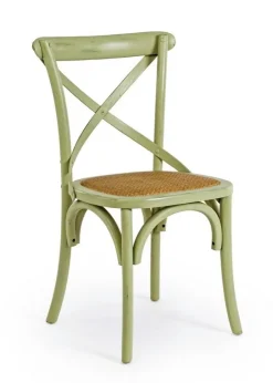 Sedie>Bizzotto SEDIA IN LEGNO VERDE - CROSS
