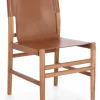 Sedie>Bizzotto SEDIA IN PELLE COGNAC - CAROLINE
