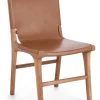 Sedie>Bizzotto SEDIA IN PELLE COGNAC - EUGENIE