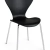 Sedie>Bizzotto SEDIA IN PLASTICA NERA - TESSA