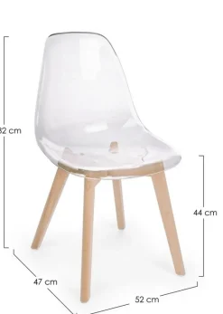 Sedie>Bizzotto SEDIA IN PLASTICA TRASPARENTE - EASY